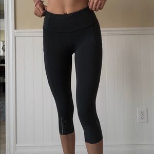 Lululemon Gray Crop Legging